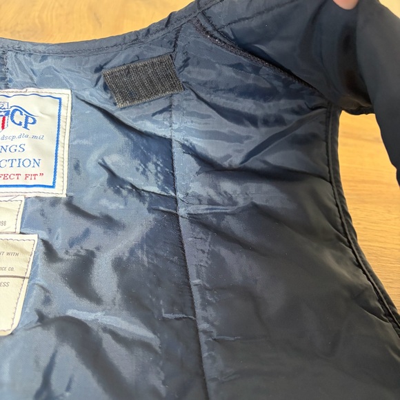 DSCP Wings Collection Military Liner Vest Men’s 42L Navy Quilted - Picture 8 of 11